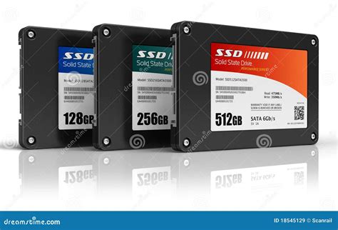 Set of Solid State Drives (SSD) Stock Illustration - Illustration of flash, group: 18545129