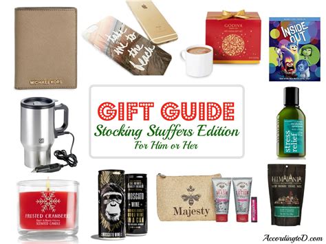 Stocking Stuffers Gift Guide: Unisex Gifts For Him or Her+A GIVEAWAY — According To D