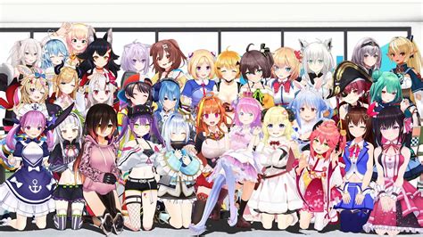 Shishiro Botan Yukihana Lamy Momosuzu Nene Ookami Mio Nekomata Okayu Inugami Korone Aki ...