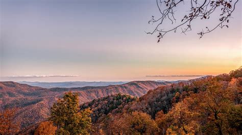 Dramatic Sunrise on Blue Ridge Parkway during the fall Photograph by Rod Gimenez - Fine Art America