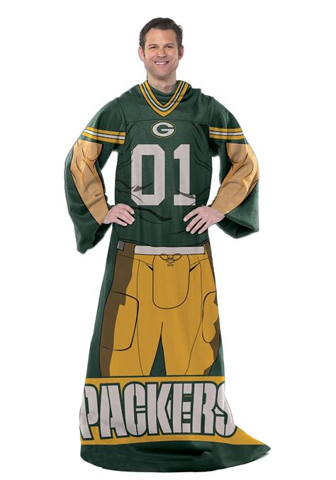 Green Bay Packers Uniform Comfy Costume Throw