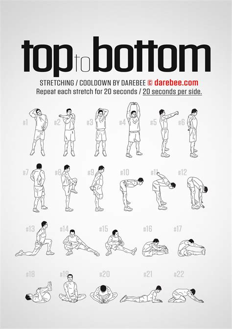 Top to Bottom Workout - Cool Down | Post workout stretches, Easy yoga workouts, Bottom workout
