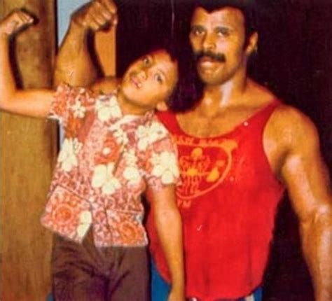 Rare and Adorable Photos of Dwayne “The Rock” Johnson With His Father ...