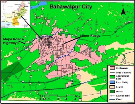 Land use map of Bahawalpur City in 2013. | Download Scientific Diagram