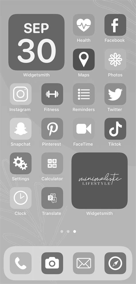 IOS 14 App Icons Aesthetics 55 Black and White App Icons | Etsy