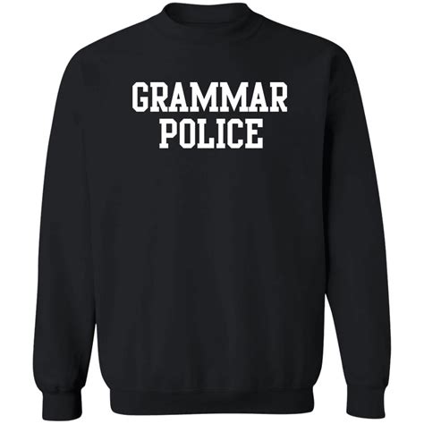 Grammar Police Shirt | Allbluetees.com