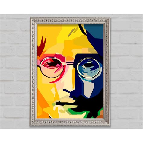 Bright Star John Lennon Colours - Single Picture Frame Art Prints | Wayfair.co.uk