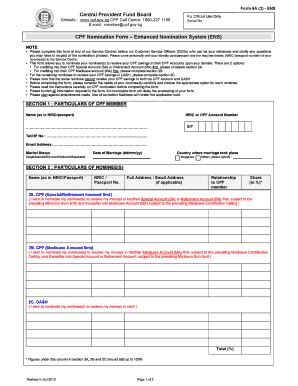 Cpf Nomination Form Hard Copy - Fill Online, Printable, Fillable, Blank | pdfFiller