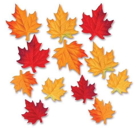 Fabric Autumn Leaves | Fall Leaves Cutout Decorations