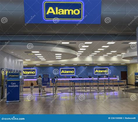 Alamo Car Rental Counter Tampa International Airport Editorial Stock Photo - Image of budget ...