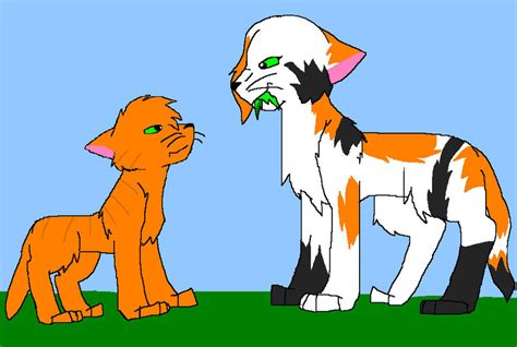 firepaw and spottedleaf by songthedemonpuppy on DeviantArt