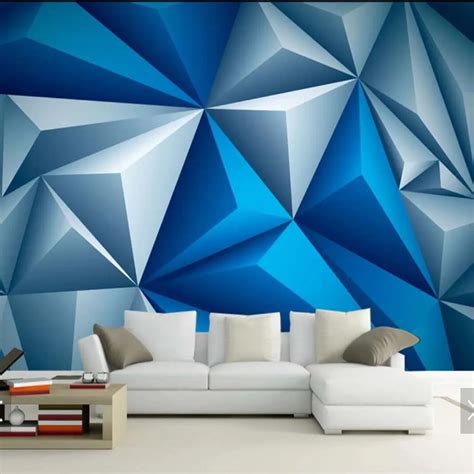 Geometric Mural Wallpaper - carrotapp