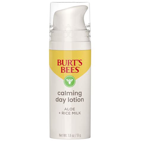 Burt's Bees Calming Day Lotion with Aloe and Rice Milk, for Sensitive Skin, 1.8 fl oz - Walmart.com