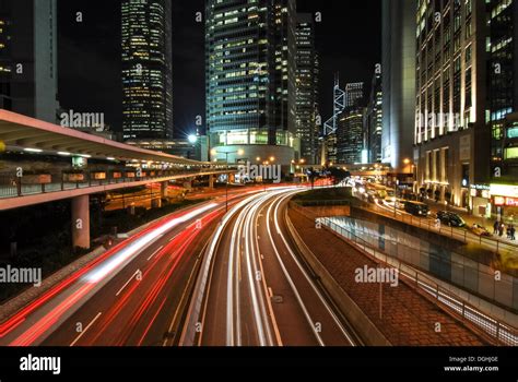 Night at Central, Hong Kong Stock Photo - Alamy