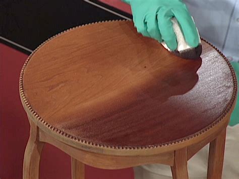 How to Stain Wood Furniture | how-tos | DIY