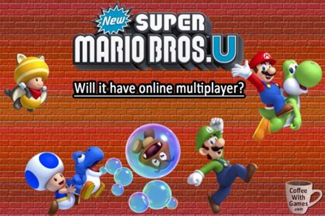 Coffee With Games: New Super Mario Bros. U to have online multiplayer? "Online Interactions Not ...