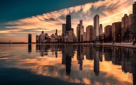 Chicagos waterfront at sunset #city #cities #buildings #photography ...