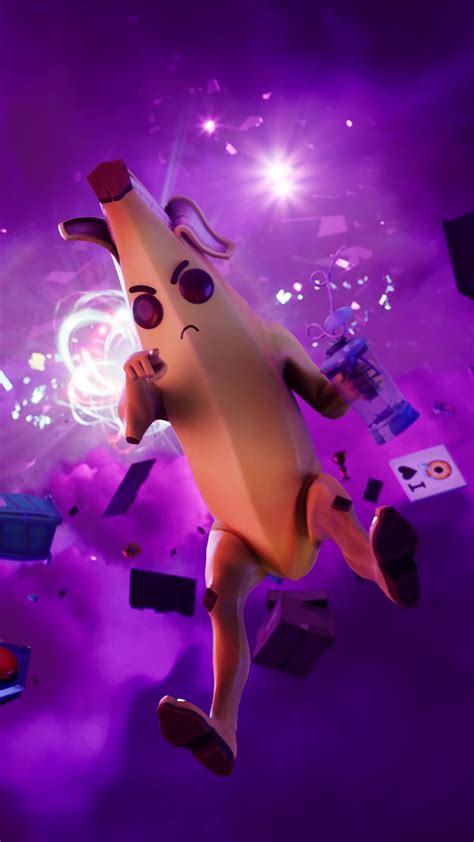 Fortnite X, Peely, Banana, 4k HD Phone Wallpaper | Rare Gallery