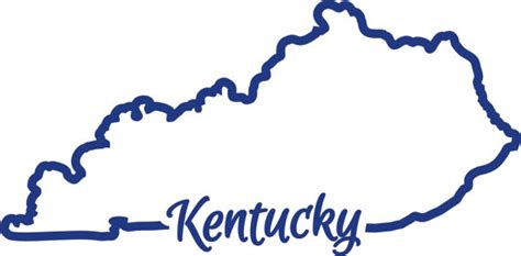 state of kentucky outline - Clip Art Library