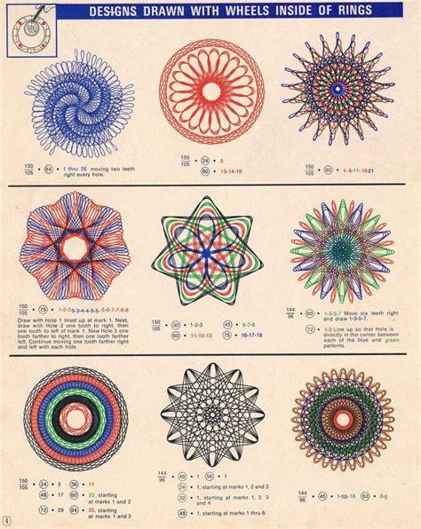 Super Spirograph 1969 Instruction Book - SpiroGraphicArt | Spirograph art, Spirograph ...