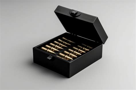 Bullet box ammunition black. AI | Free Photo - rawpixel