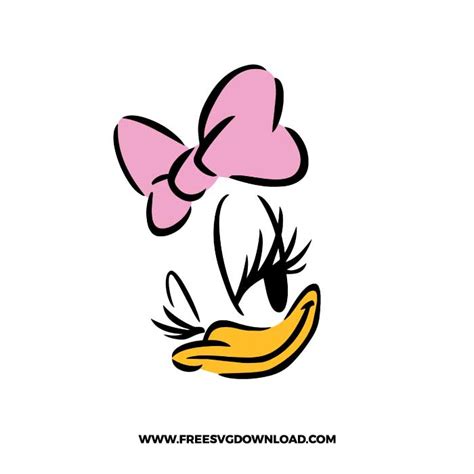 Daisy Duck Silhouette