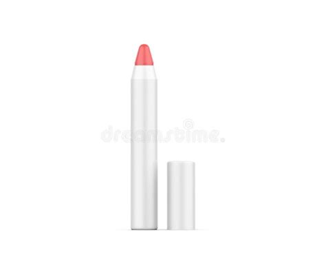 Blank Lip Color Crayon for Branding and Mockup Template Stock Image ...
