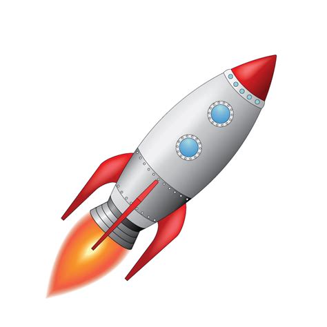 Rocket Ship Cartoon : Clipart - Cartoon Moon Rocket Remix 6 - Spacecraft rocket launch, cartoon ...