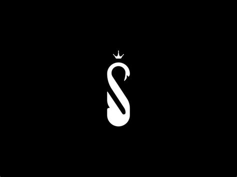 Letter S + Swan | S logo design, Logo design creative, Letter logo design