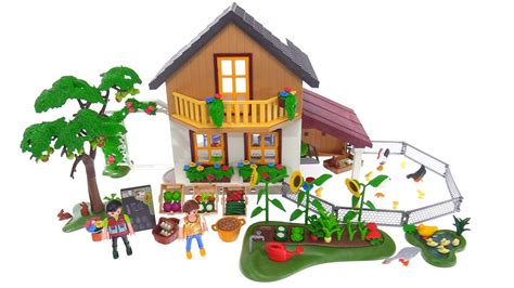 Playmobil Farm House with market 5120 review! - YouTube