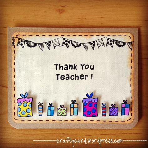 Teacher Thank You Cards | M202 – Thank You Teacher | Handmade teachers day cards, Teacher ...