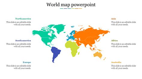 World Map Power Point Template