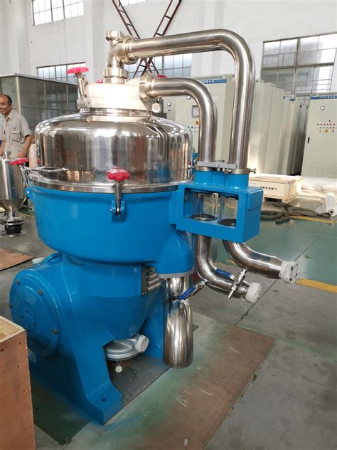 Disc Type Industrial Oil Water Separator / Industrial Continuous Centrifuge