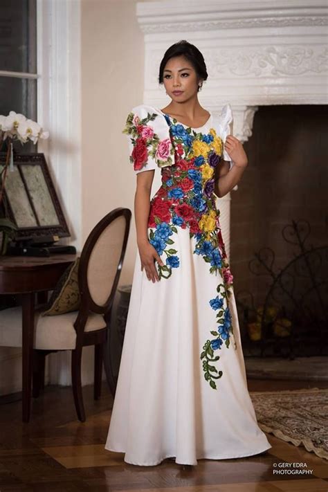 Filipiniana Dress / Balintawak Gown / Filipino Costume / Philippine ...