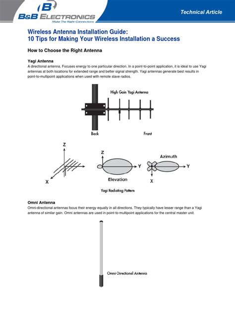 Wireless AnWireless Antenna Installation Guidetenna Installation Guide ...