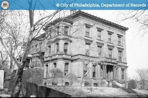 2201-2205 Green Street - Bergdoll Mansion -1964 | Historic philadelphia ...