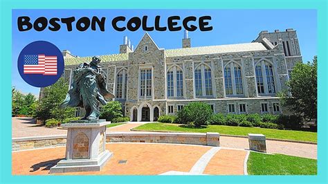 BOSTON COLLEGE: The campus 🏛️ and its stunning gothic architecture (USA) - YouTube