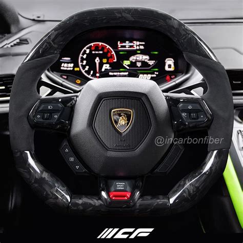 USD100 Coupon Code：ICFPROMOC #lamborghini #carbonfibersteeringwheel # ...