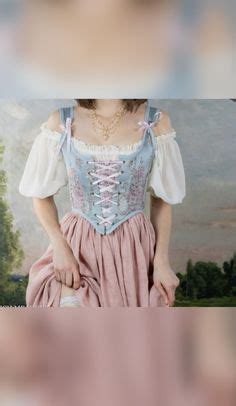 Blue and Pink Rococo Renaissance Bodice | Fair outfits, Pretty outfits, Renaissance fair outfit