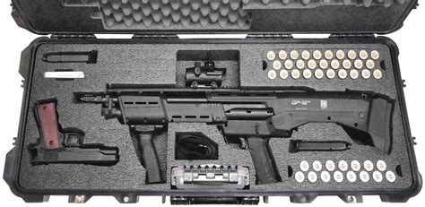 Case Club Waterproof Kel-Tec KSG & Std Mfg DP-12 Shotgun Case with Silica Gel