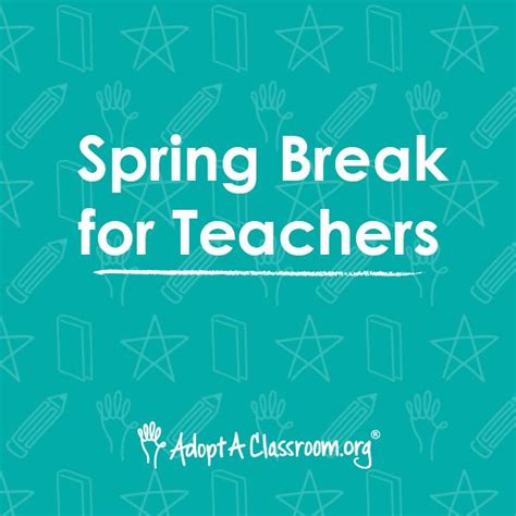 Check out our Spring Break for Teachers board to get inspiration for ...