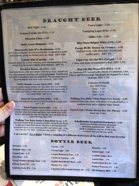 Menu at Buffalo Chophouse steakhouse, Port St. Lucie