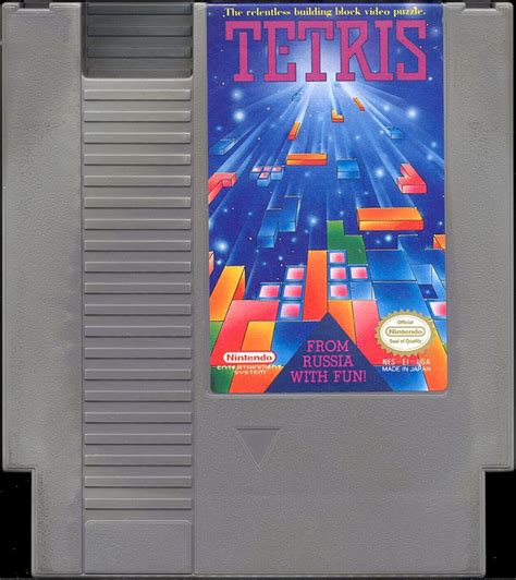 Tetris (1989) NES box cover art - MobyGames