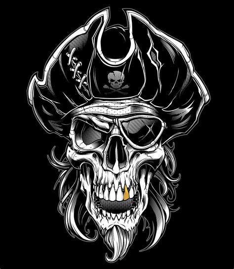 Finished shed piece. #sweyda #vector #illustration #pirate #skull #jollyroger | Feminina ...