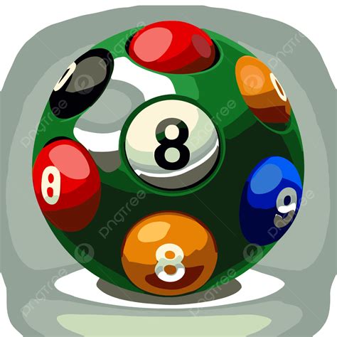 Cartoon 9 Ball PNG, Vector, PSD, and Clipart With Transparent ...