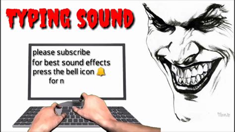 Typing sound effect - YouTube