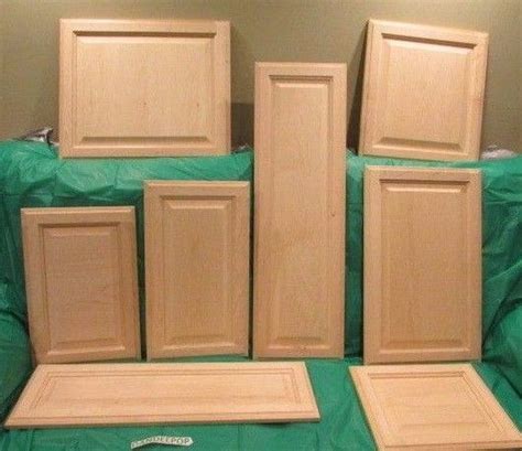 Solid Wood Maple Unfinished Raised Panel Kitchen Cabinet Door Variety ...