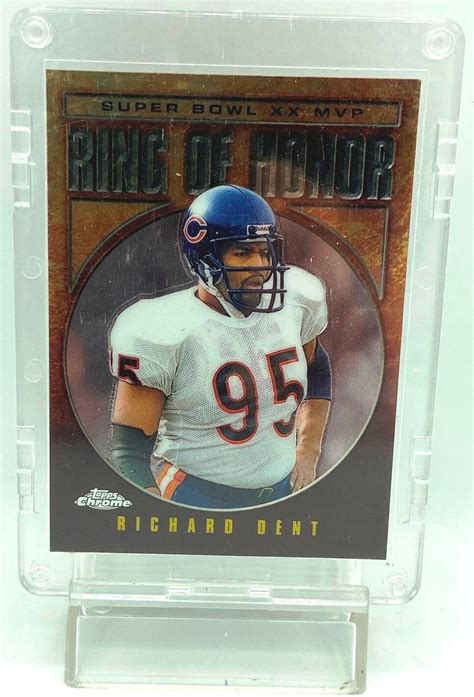 Vintage 2002 Topps Chrome Ring Of Honor Richard Dent Card #RD20 Super ...