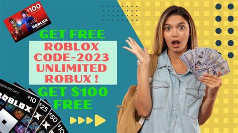 GET FREE ROBUX & GIFT CARDS CODES|AND GET $100 FREE | 2023| - YouTube
