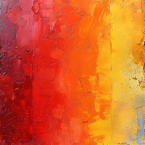 Premium Photo | A painting of a red and yellow abstract painting